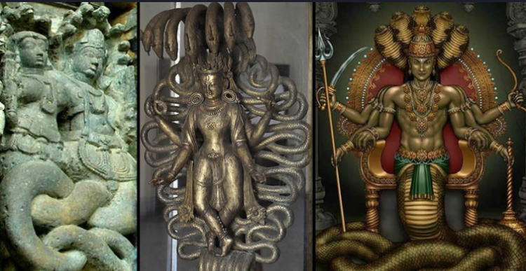 Scopri di più sull'articolo Divinità rettiliane Naga serpenti che vivono in grandi città sotterranee